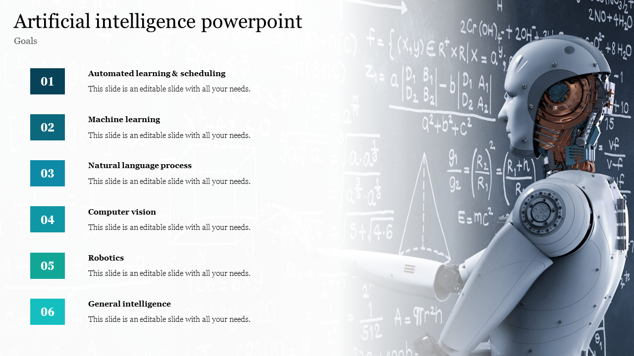 Awesome Artificial Intelligence PowerPoint Template